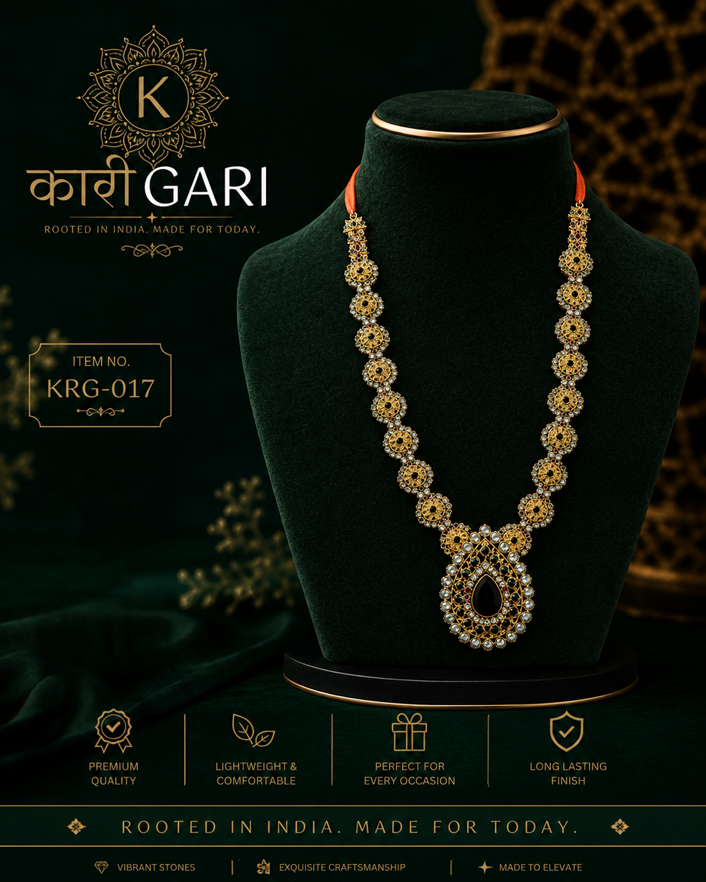 Krishna Kundan Necklace