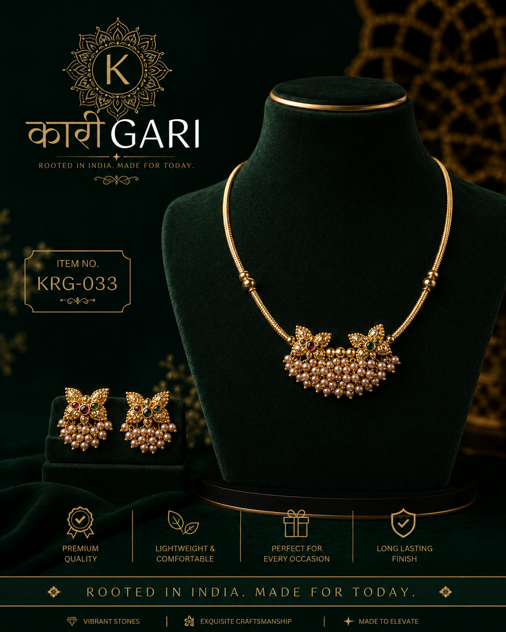 Pushpa Pearl Set