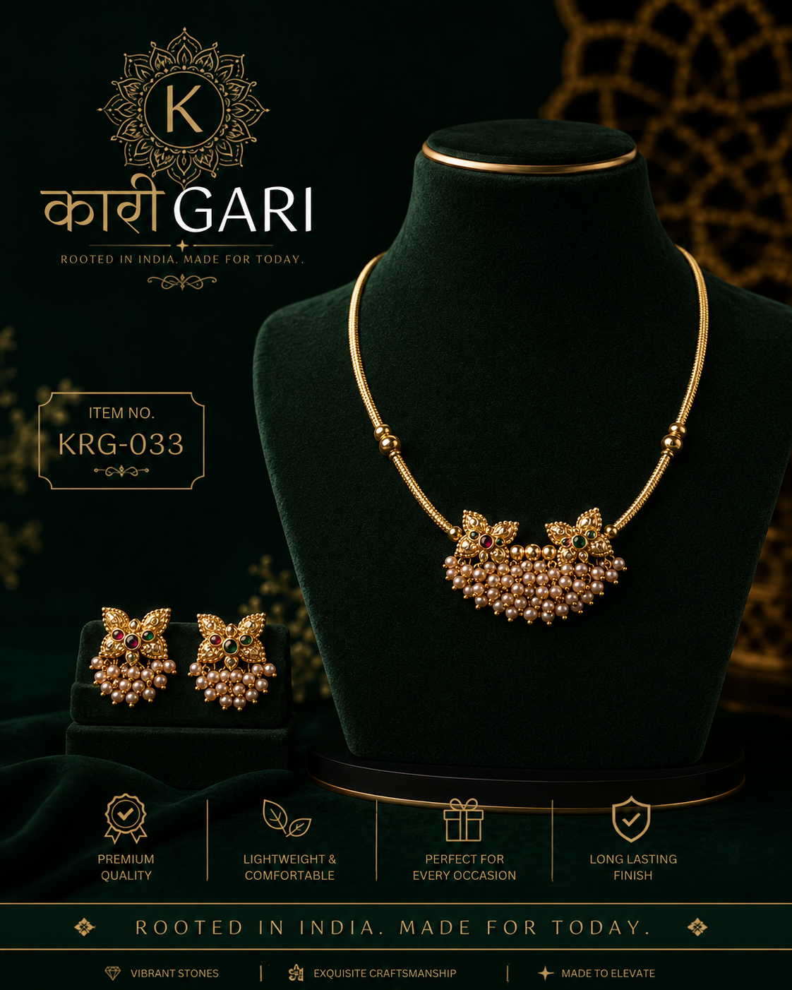 Pushpa Pearl Set