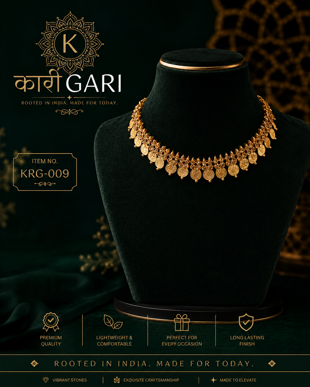 Lakshmi Coin Necklace