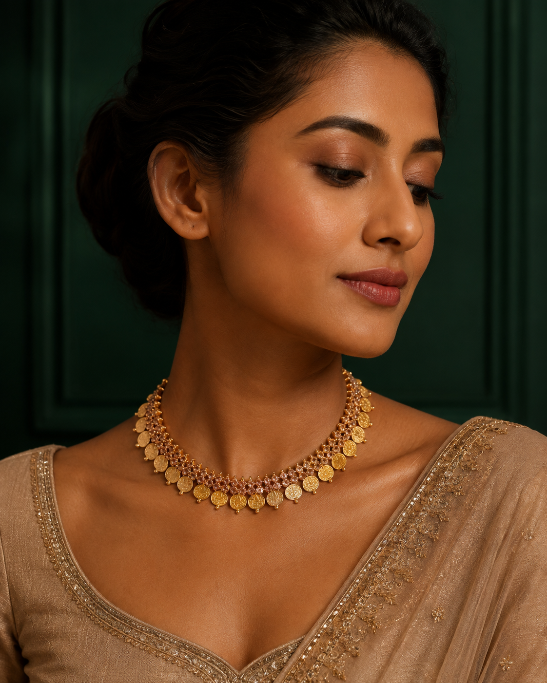 Lakshmi Coin Necklace