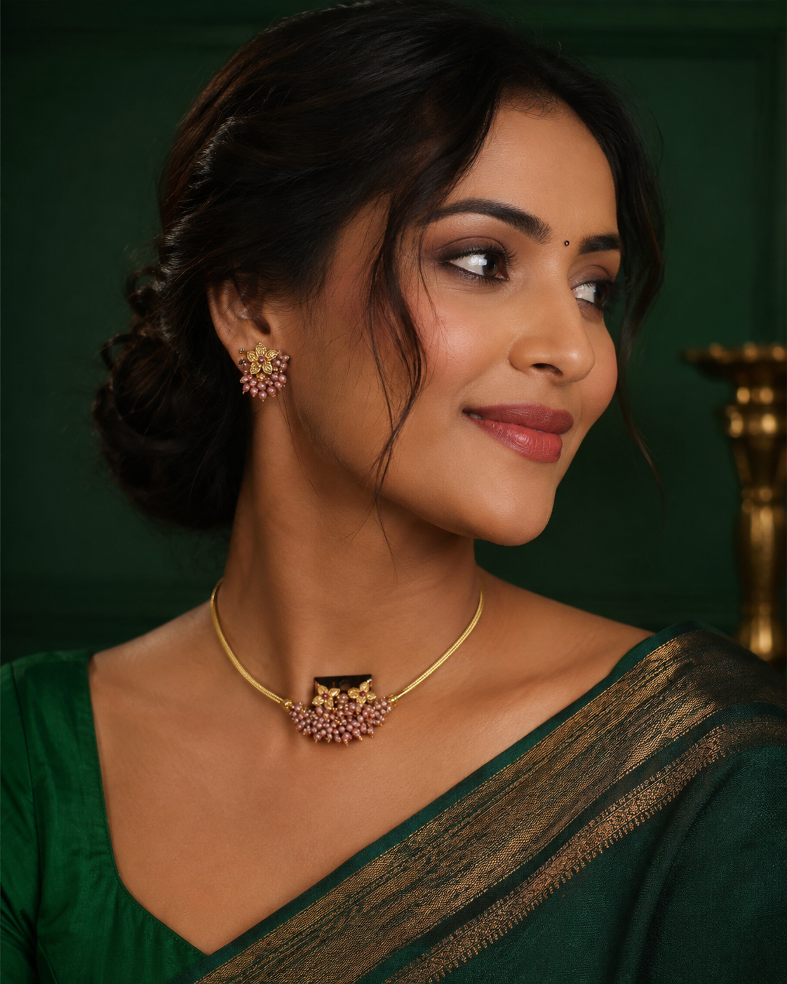 Pushpa Pearl Set
